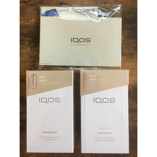 発送方法ゆうパックIQOS 3 + IQOS 3 MULTIセット ブリリアントゴールド キット