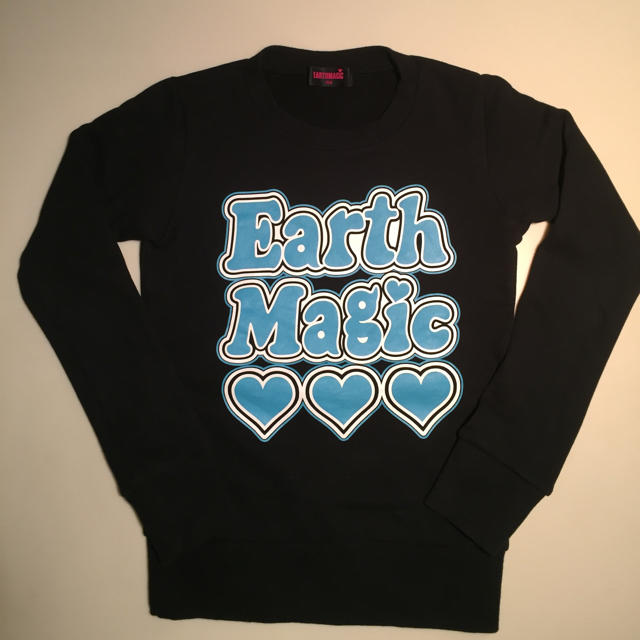 EARTHMAGIC(アースマジック)のお値下げしました♡お取置き商品♡EARTHMAGICスウェットトレーナー150 キッズ/ベビー/マタニティのキッズ服女の子用(90cm~)(Tシャツ/カットソー)の商品写真