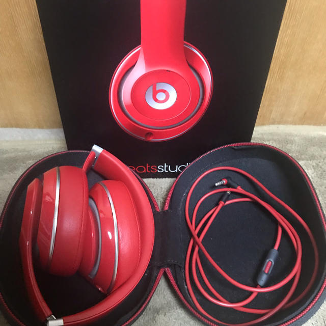 Beats By Dr Dre Beats ヘッドホン レッドの通販 By ルビットタウン ビーツバイドクタードレならラクマ