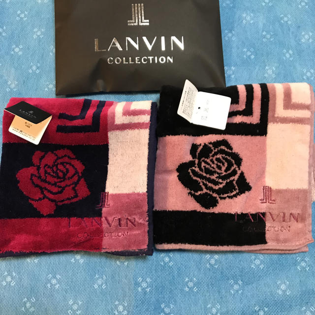 LANVIN(ランバン)のLANVINハンカチ2枚 レディースのファッション小物(ハンカチ)の商品写真