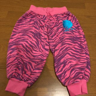 ベイビーシュープ(baby shoop)のピンク ゼブラ パンツ Baby Shoop(サルエルパンツ)