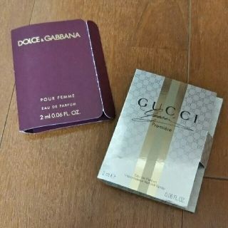 グッチ(Gucci)のGUCCI・DOLCE&GABBANA 香水サンプル(香水(女性用))