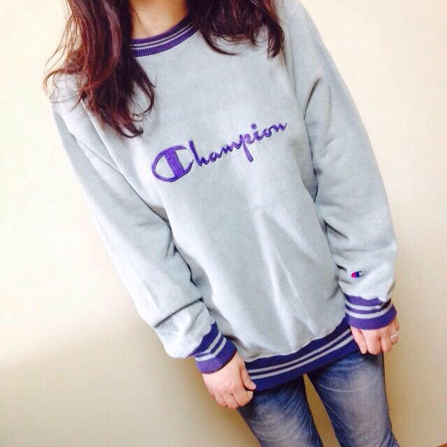 Champion(チャンピオン)の個性派✨ビンテージチャンピオンスウェット レディースのトップス(トレーナー/スウェット)の商品写真