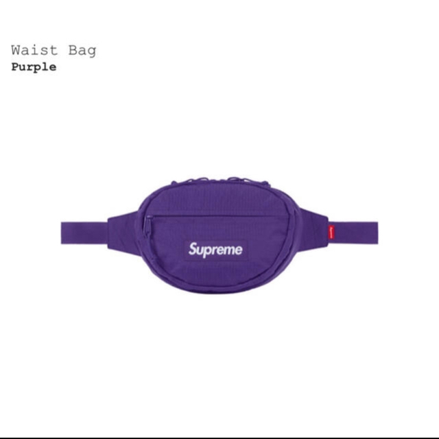 Supreme waist bag パープル purple 紫