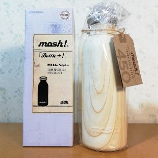 ドウシシャ(ドウシシャ)のmosh! ボトル 450ml／木目調 ホワイト(タンブラー)