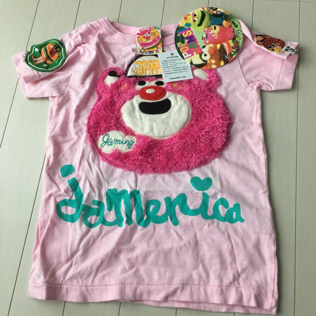 JAM(ジャム)の新品「JAM （ジャム）」Tシャツ ラブレボ 半袖 サイズ120 キッズ/ベビー/マタニティのキッズ服女の子用(90cm~)(Tシャツ/カットソー)の商品写真