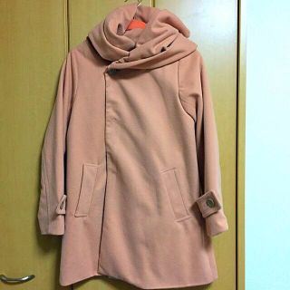 ダブルクローゼット(w closet)のsale＊ピンクベージュコート(ミリタリージャケット)