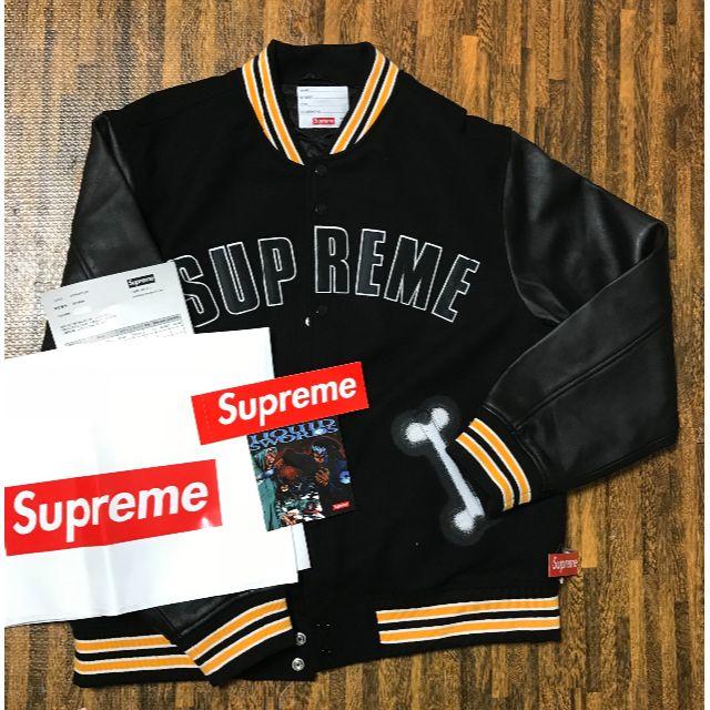 Supreme BONE VARSITY JACKET XL Supreme BONE VARSITY JACKET XL