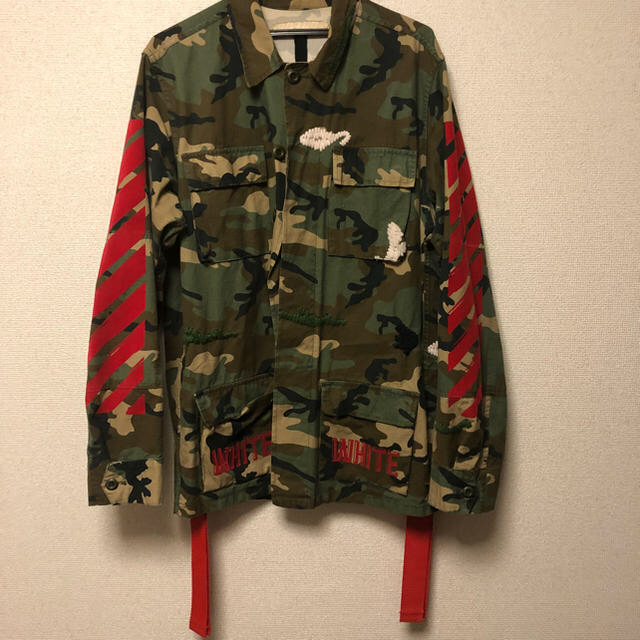 OFF WHITE 15aw  カモフラ ミリタリージャケット S