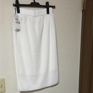 スコットクラブ(SCOT CLUB)の☆vin☆白 スカート　ホワイト(ひざ丈スカート)