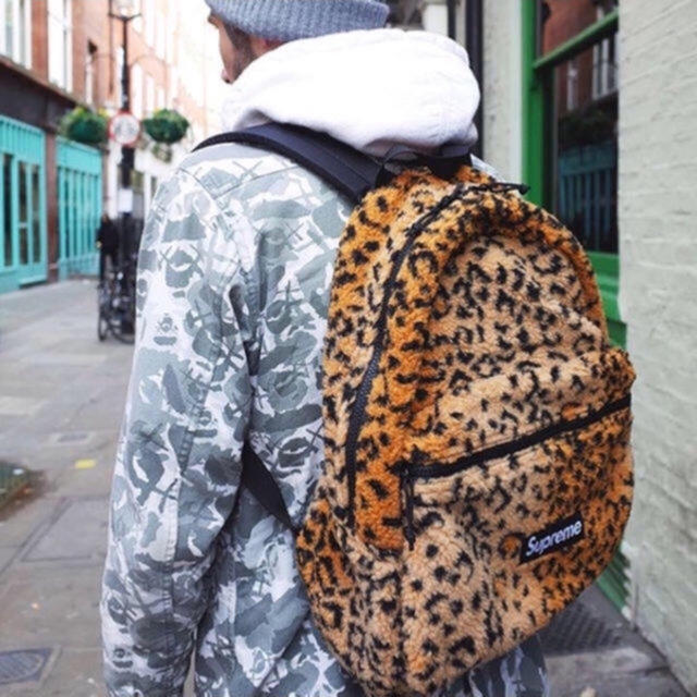 supreme  Leopard Backpack Bag 20AW レオパード