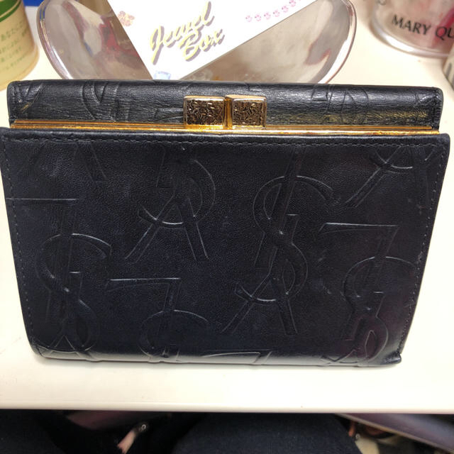 Yves Saint Laurent 折り畳みがま口財布