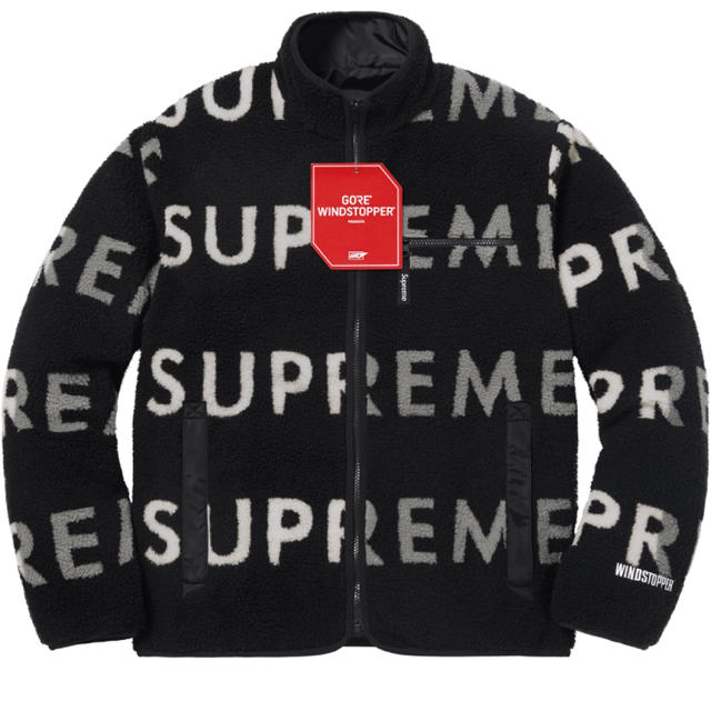 Supreme Reversible Logo fleece Jacket