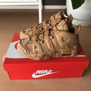 ナイキ(NIKE)のNIKE ナイキ　AIR MORE UPTEMPO GS モアテン ブラウン(スニーカー)