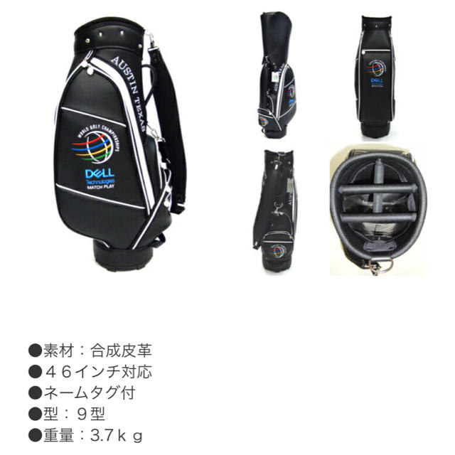 USA　PGA　TOUR　ロゴ入り　キャディバッグ スポーツ/アウトドアのゴルフ(バッグ)の商品写真