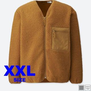 ユニクロ(UNIQLO)の【大人気完売商品！！！】ユニクロ　フリースカーディガン　　XXL　イエロー(カーディガン)