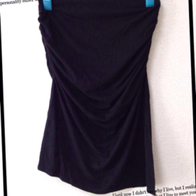 黒スリットスカート レディースのスカート(ひざ丈スカート)の商品写真
