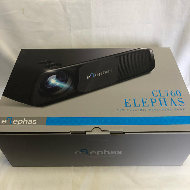 プロジェクター ELEPHAS cl760 スマホ/家電/カメラのテレビ/映像機器(プロジェクター)の商品写真