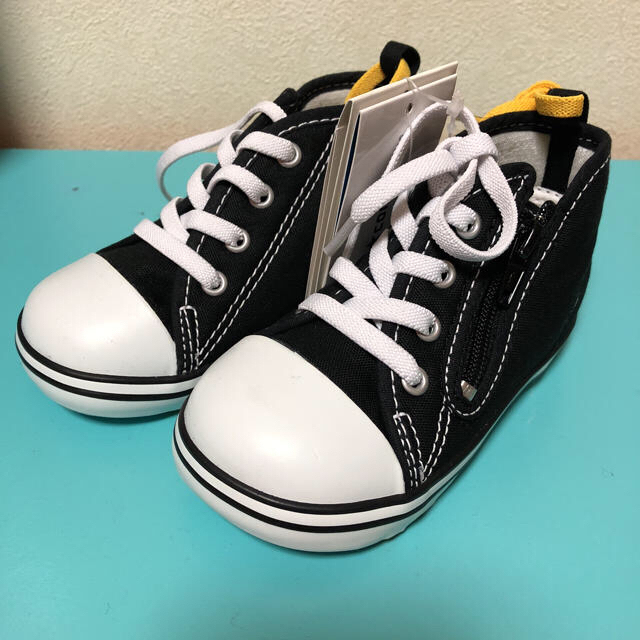 CONVERSE(コンバース)のコンバース 黒 14cm キッズ/ベビー/マタニティのベビー靴/シューズ(~14cm)(スニーカー)の商品写真