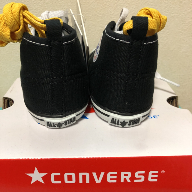 CONVERSE(コンバース)のコンバース 黒 14cm キッズ/ベビー/マタニティのベビー靴/シューズ(~14cm)(スニーカー)の商品写真