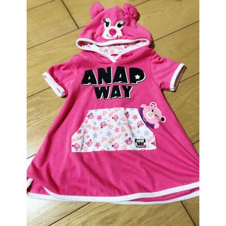 アナップ(ANAP)の未使用【ANAP】フード付きTシャツ(Ｔシャツ)