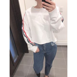 リーバイス(Levi's)のリーバイス トップス トレーナー ライン 切りっぱなし(トレーナー/スウェット)