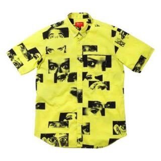 シュプリーム(Supreme)の supreme eyes shirt yellow Sサイズ (シャツ)