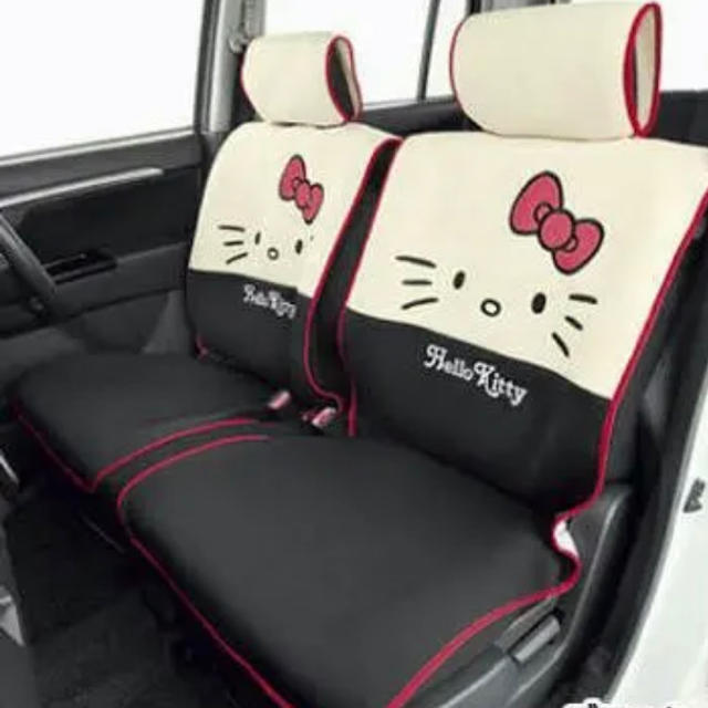 ハローキティ(ハローキティ)のHelloKitty シートカバー 自動車/バイクの自動車(車内アクセサリ)の商品写真