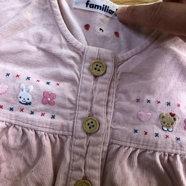 familiar(ファミリア)のファミリア サイズ90ブラウス キッズ/ベビー/マタニティのキッズ服女の子用(90cm~)(ブラウス)の商品写真