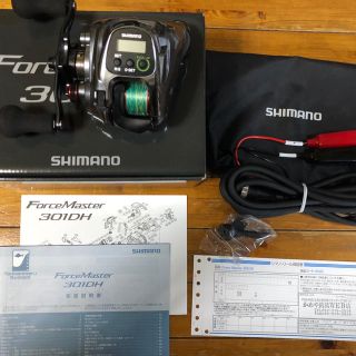 シマノ(SHIMANO)のシマノ フォースマスター301DH ＋ シマノライトケーブル(リール)