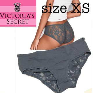 ヴィクトリアズシークレット(Victoria's Secret)のストレッチコットンルーシドバックヒップハング♦︎ブラックパール(ショーツ)