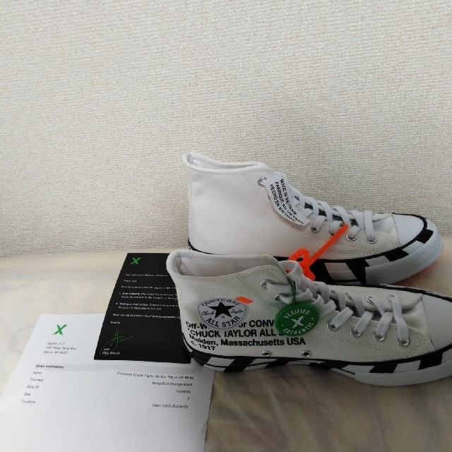 CONVERSE(コンバース)の25.5 Converse Off-white Chuck 70 ALLSTAR メンズの靴/シューズ(スニーカー)の商品写真