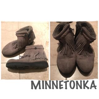 ミネトンカ(Minnetonka)のミネトンカ ムートンショートブーツ(ブーツ)