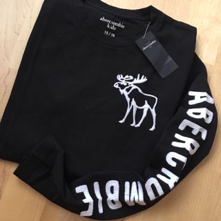 アバクロンビーアンドフィッチ(Abercrombie&Fitch)のザッキー様専用★Abercrombie 最新作BIGロゴ袖アップリケ刺繍ロンT(Tシャツ/カットソー(七分/長袖))