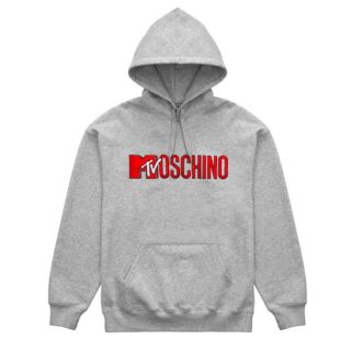 モスキーノ(MOSCHINO)のH&M MOSCHINO コラボ モスキーノ 刺繍スウェットシャツ メンズS(スウェット)