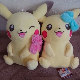 ポケモン(ポケモン)のポケモン ピカチュウ ふわふわオシャレ ぬいぐるみ(ぬいぐるみ)