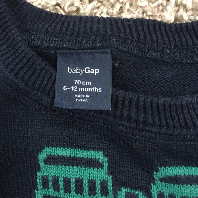 babyGAP(ベビーギャップ)のbaby Gap 綿セーター キッズ/ベビー/マタニティのベビー服(~85cm)(ニット/セーター)の商品写真