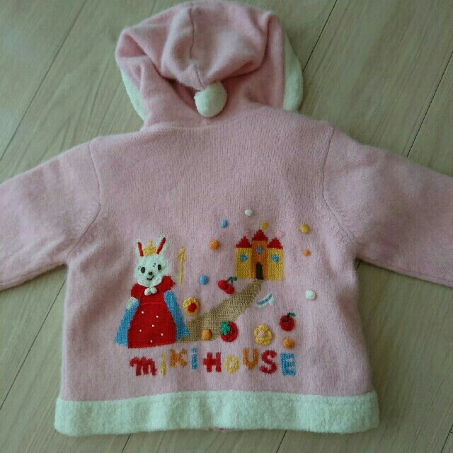 mikihouse(ミキハウス)のミキハウス    コート    90㎝ キッズ/ベビー/マタニティのキッズ服女の子用(90cm~)(コート)の商品写真