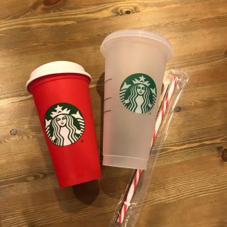 スターバックスコーヒー(Starbucks Coffee)の日本未発売 スタバ ホリデー限定 リユーザブルカップ(タンブラー)