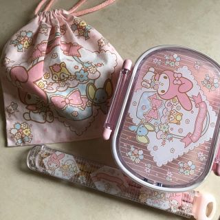 マイメロディ(マイメロディ)のマイメロ マイメロディ 弁当箱 セット(弁当用品)