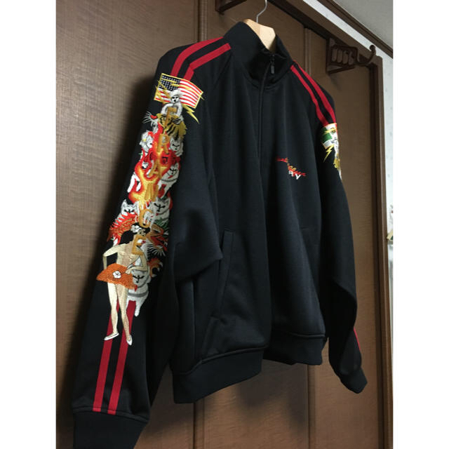 doublet カオス刺繍トラックジャケット dove別注-