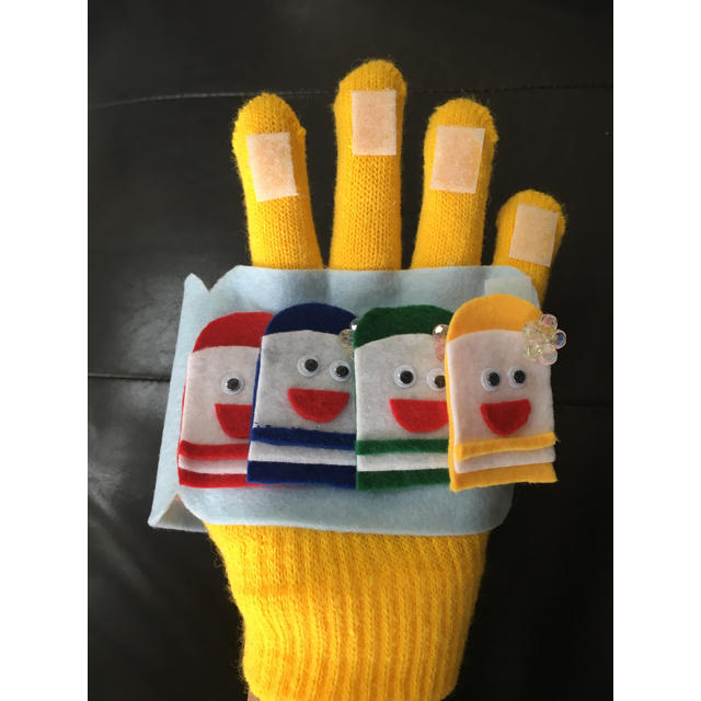 手袋シアター どんな色がすき キッズ/ベビー/マタニティのおもちゃ(知育玩具)の商品写真