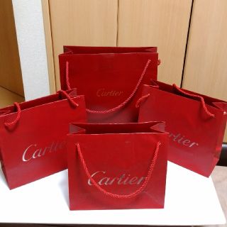 カルティエ(Cartier)のCartier　ショップバッグ　4枚セット(ショップ袋)