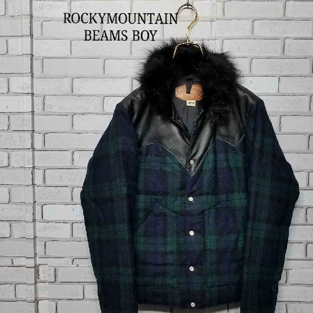 ロッキーマウンテン×BEAMS BOY】 ダウンジャケット 別注-