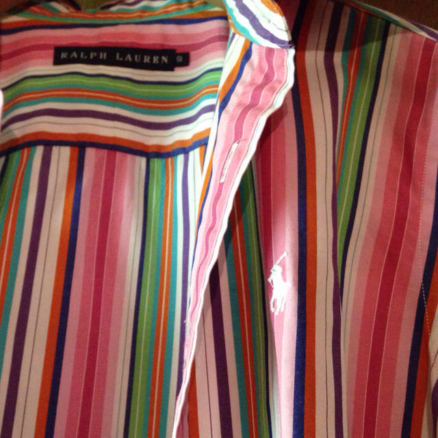 Ralph Lauren(ラルフローレン)のマルチボーダーシャツ レディースのトップス(シャツ/ブラウス(長袖/七分))の商品写真