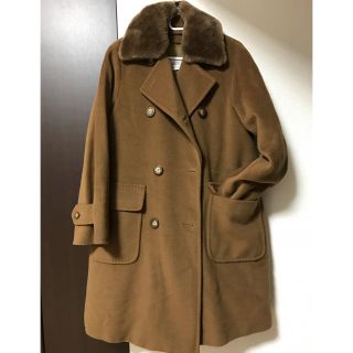 マックスマーラ(Max Mara)のマックスマーラ。白タグ。ライナー付きコート。(ロングコート)