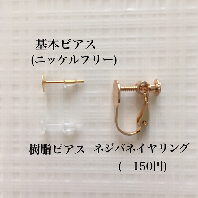 No.548 個性派 ペイントピアス/イヤリング ハンドメイドのアクセサリー(ピアス)の商品写真