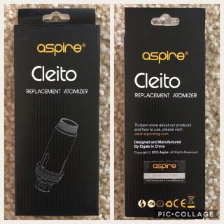 アスパイア(aspire)の【新品】5個入り5箱セット Aspire Cleito 0.4Ω 取替え用コイル(タバコグッズ)