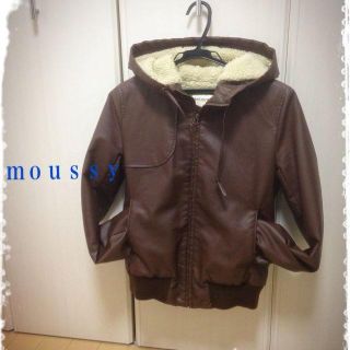 マウジー(moussy)のmoussy  フードブルゾン(ブルゾン)