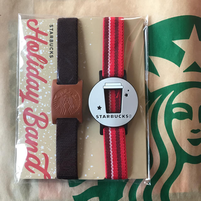 Starbucks Coffee(スターバックスコーヒー)のスターバックス ホリデー バンド ２セット エンタメ/ホビーのコレクション(ノベルティグッズ)の商品写真